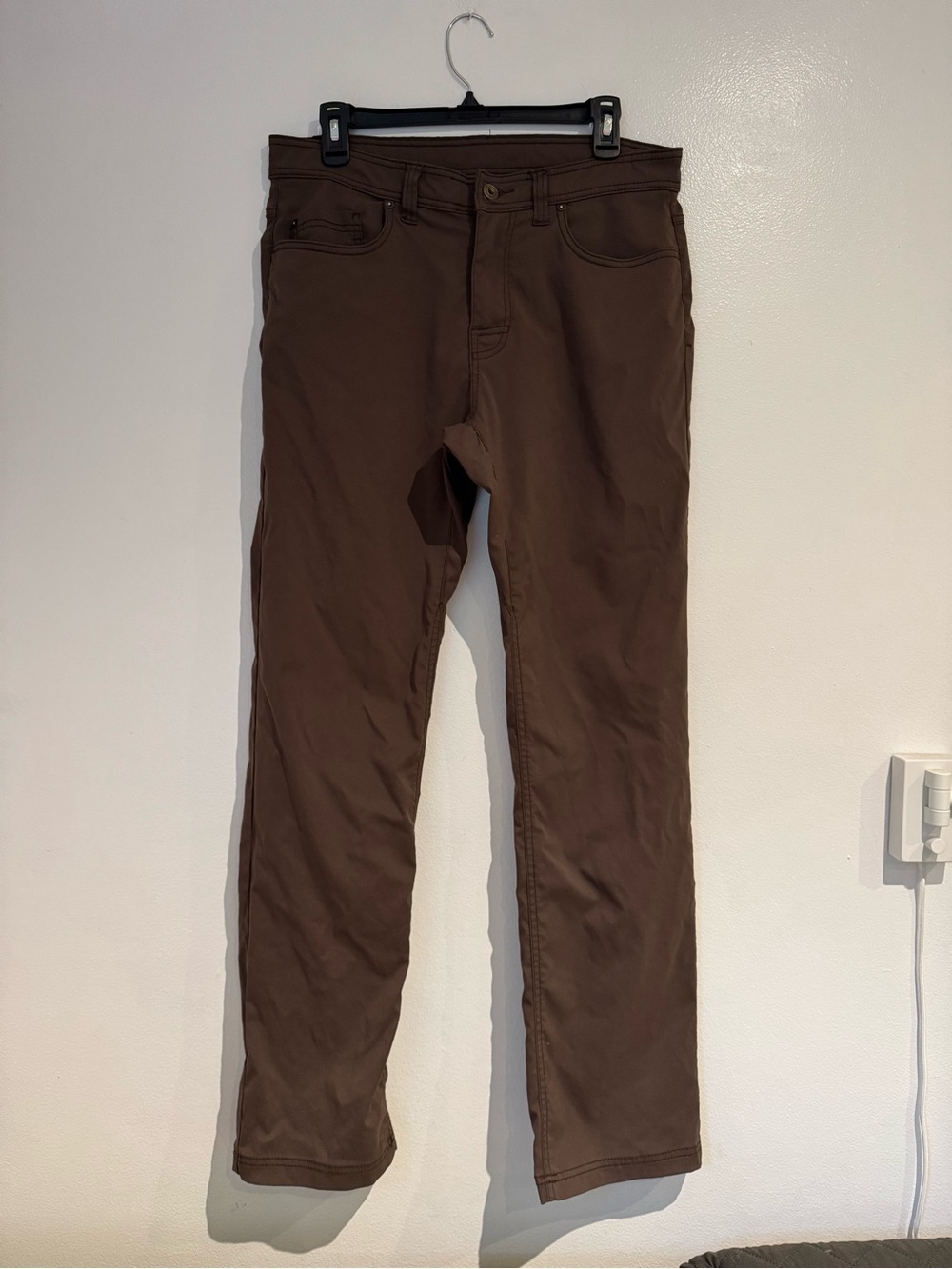 Brown Slim Straight Pants Men’s Prana Size 33X32